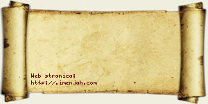 Emilija Tadić vizit kartica